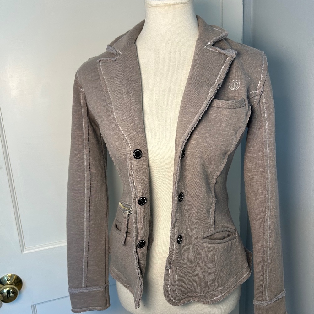 Boho Elements Blazer sweatshirt/jersey knit |Grey| Small